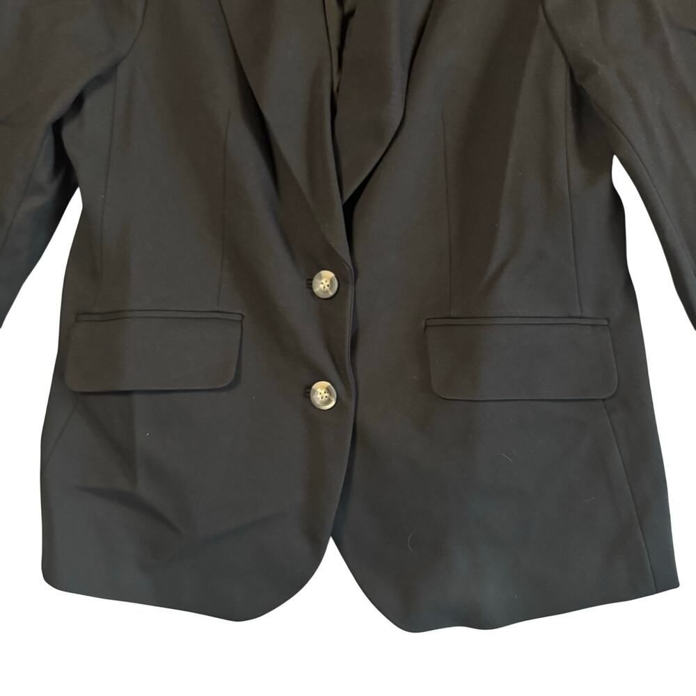Boden Marylebone Ponte Blazer Women’s Black 2 Button Career Jacket - 12P - Picture 5 of 10